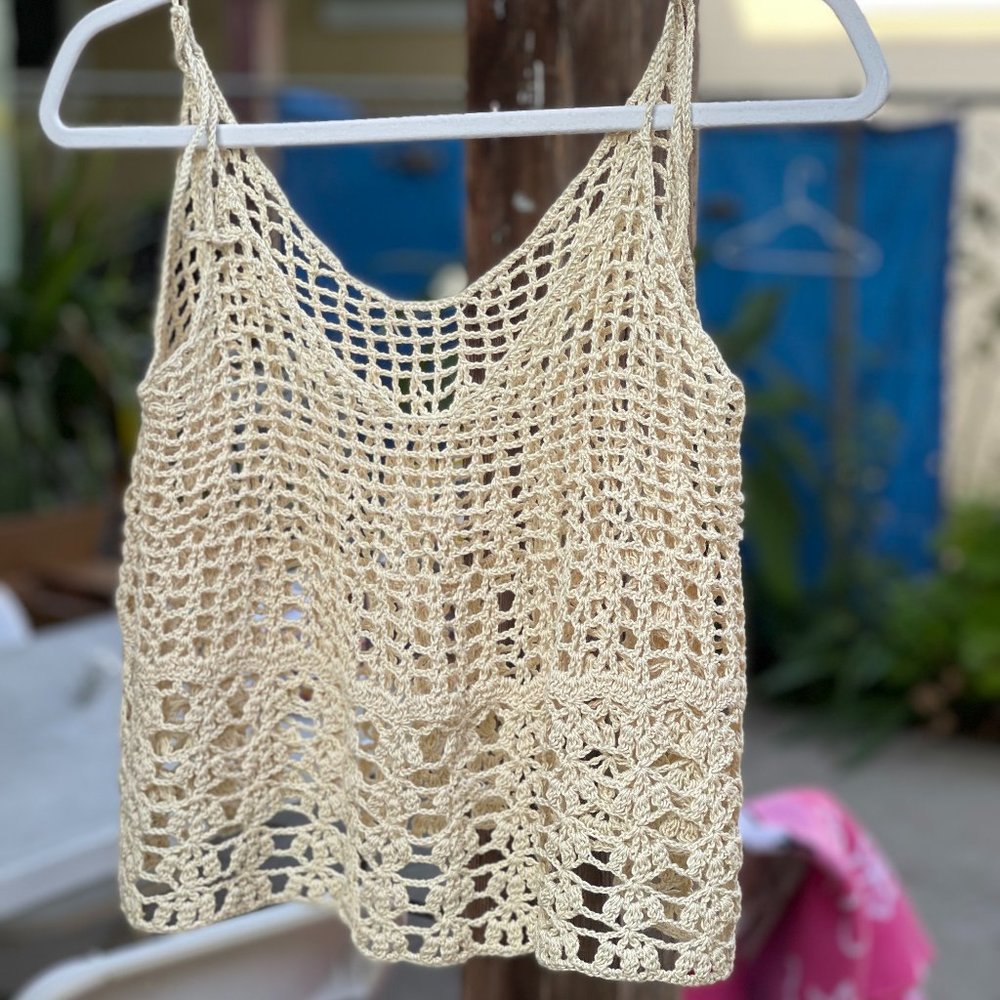 Light Brown crop top shirt